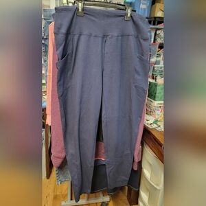 Zenana 2X Dark Navy Athletic Yoga Pants